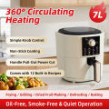 Air Fryer Mechanical style 7L large capacity Non-Stick 220V Multi functional baking of various foods. 