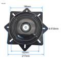 Bar Stool Swivel Replacement, Chair Swivel Base, Rotating Turntable Hardware Steel Seat Swivel Base, Bar Stool Swivel Mount Plate, for Table. 
