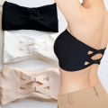Girls Ice Silk Strapless Bra Seamless Crop Tube Top Bralette for Women Soft Bras Large Size Bustier Tops Summer Underwear. 