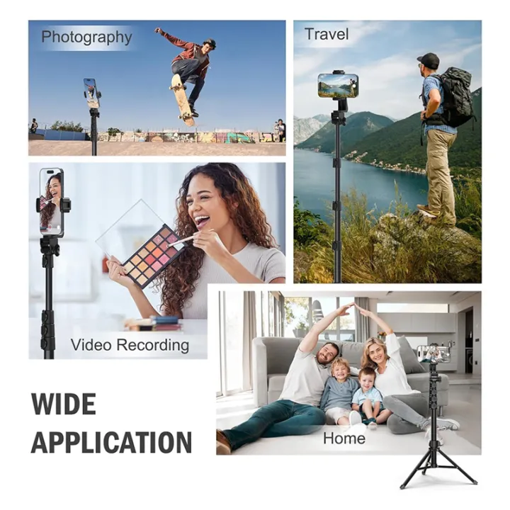 64%20Inch%20Tripod%20for%20Cell%20Phone%20Camera,%20Phone%20Tripod%20with%20Remote%20and%20Phone%20Holder,%20Portable%20Tripod%20for%20Video%20Recording%20Easy%20Install%20Easy%20to%20Use%20-%20Image%204
