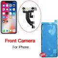 Front Facing Camera Replacement For iPhone X XR XS 11 12 Mini Pro Max Selfie Camera With Waterproof TapeFlex Cable NO Face ID. 