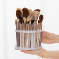 Multifunction Makeup Brushes Storage Cosmetic Brush Holder Air-Dry Stand Hang. 