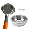2PCS Coffee Portafilter Basket 58mm Stainless Steel 2 Cups Single Layer Filter. 