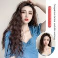 Fasion Black Invisible Synthetic Clip In Women Girls Heat Resistant Fiber Natural Wave Hair Piece One-pieces Clip Wig Long Curly Hair Hair Extension. 