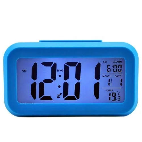 Optically Controlled Liquid Crystal Device Digital Alarm Clock with Automatic Sensor Back Light LED Display
