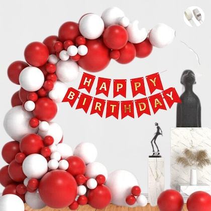 Birthday Decoration Red Theme