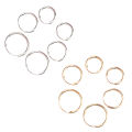 3 Pair/Set Fashion Women Girl Simple Round Circle Small Ear Stud Earring
 Mystic. 