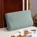 2sql Waterproof Zippered Memory Foam Rebound Quilted Latex Pillowcase Contour Pillow Case Protector Pillow Cover. 