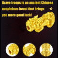 High Grade 3D Gold Money Coin Tibetan Buddhist Mantra Black O idian Good Luck Bracelet. 