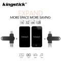 【32GB gray】 For drive memory stick pendrive mobile Micro USB Flash Drive 16GB 32GB pen drive usb3.0. 