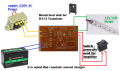 12V emergency light circuit using D313 and Charge Controller of SLA Lead Acid Battery PCB Board Only Production Diy Kit. 