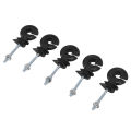 100x Electric Fence Wood Post Insulators Polyrope Farm Fence Insulator. 