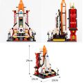 Compatible With Lego Spacecraft Building Blocks Nano Particle Space Rocket Spaceship Model Series Bricks DIY Creative Toys Boys Girls Gift. 