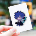 Boku No Heroes My Hero Academia Villain Blueflame Dabi Brooch BNHA Anime Male enamel pin Badge. 