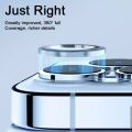 iPhone Camera Lens Ring Protector For iPhone 11 12 13 14 15 16 Pro Max Camera Lens Film Tempered Glass Scratch Resistant Premium 3D Metal Full Cover Protection Color Rings. 