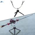 Fishing Rod Rack Tripod Stand 360 Degree Adjustable Ground Support Stand Lightweight. 