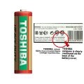 Battery Pack AAA 10Pc Toshiba Japanese Tecnology (10 AAA Batteries Are Included In The Pack). 