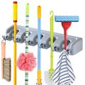 Wall Hanger Kitchen Tools Brush, Wall Mounted Mop Organizer Stick Holder - Brush Broom Hanger - Storage Rack Kitchen Clip. 