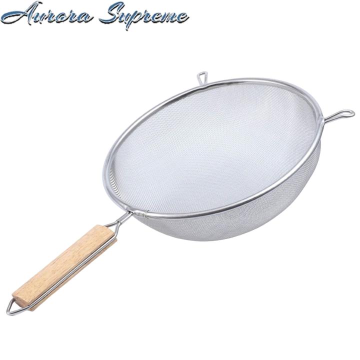 Heavy-duty%20Kitchen%20Strainer%20Fine%20Mesh%20Stainless%20Steel%20Strainer%20with%20Wooden%20Handle%20Kitchen%20Colander%20Skimmer%20Spoon%20for%20Cooking%20Sifting%20Filtering%20Premium%20Metal%20Sieve%20Tool%20for%20Cuisine%20Easy-grip%20Kitchen%20-%20Image%202