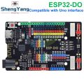 ESP32 Development Board 16MB Compatible With UNO R3 / UNO R4 Interface ESP-DO Robot Level Exam 56 Main Control Board For Arduino. 