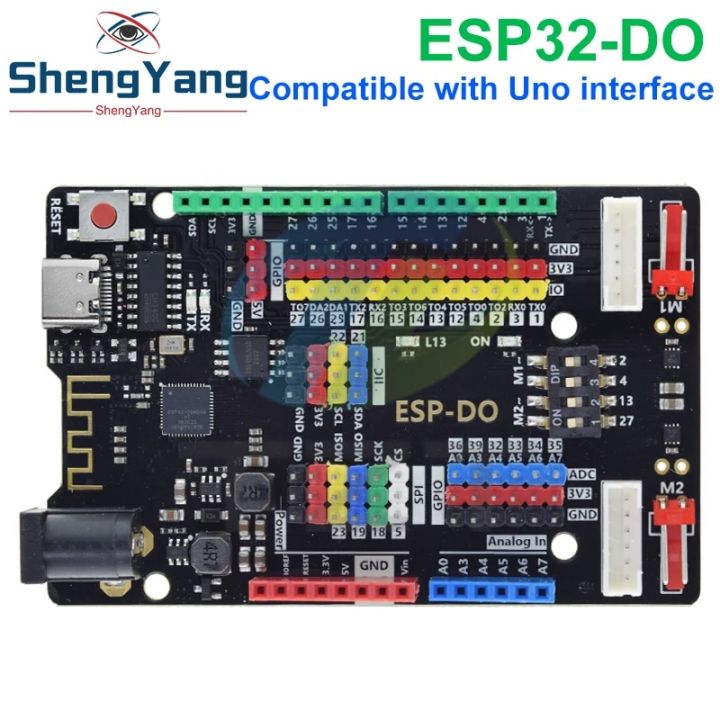 ESP32 Development Board 16MB Compatible With UNO R3 / UNO R4 Interface ESP-DO Robot Level Exam 56 Main Control Board For Arduino