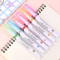Stationery Supplies / Multi-colored Drawing Curve Pen Funny Pattern Outline Marker Pen Hand Copy Account Curve Pen Quick Dry Mark Notes Painting Highlighter DIY Card Marker Pens. 