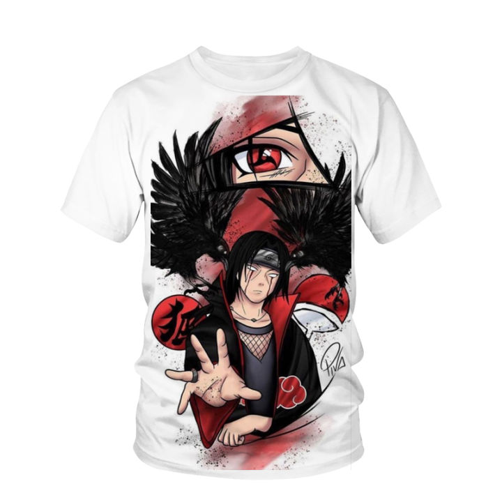 Japanese%20Boy%20Naruto%20Anime%20T-shirt,%20Fashionable%20Short%20Sleeved%20Shirt%20Children's%20Leisure%20Cool%20Kakashi%20Summer%203d%20Printed%20Boy%20T-shirt%20-%20Image%204