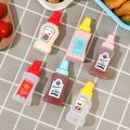 Kitchen Accessories 2Pcs for Bento Lunch Box Mini Tomato Ketchup Bottle Refillable Seasoning Storage Container Portable Sauce Salad Honey Squeeze Bottle. 