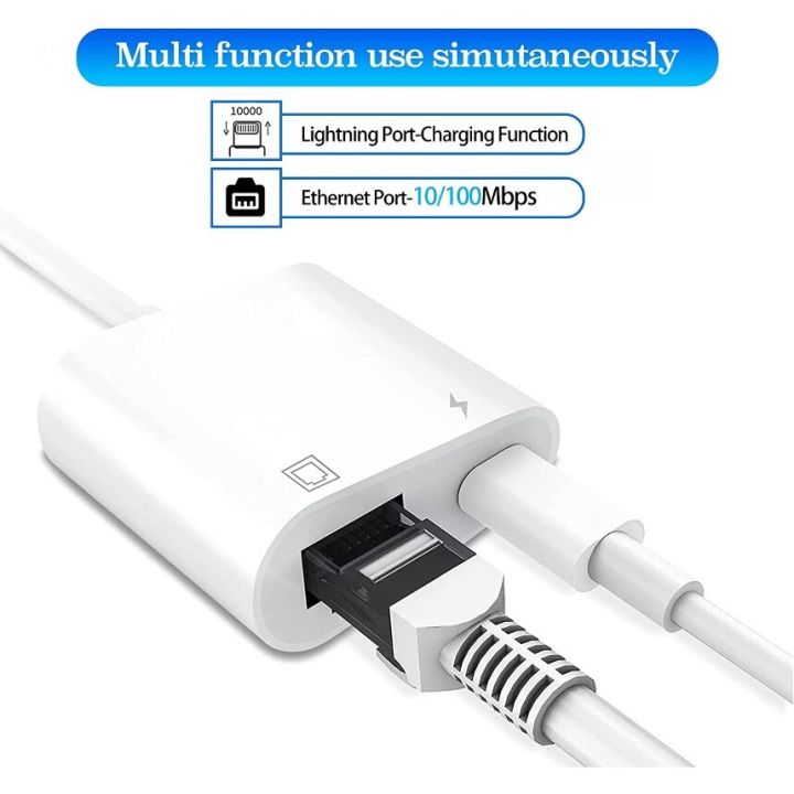 Lightning%20to%20Ethernet%20Adapter,RJ45%20Ethernet%20LAN%20Network%20Adapter,%20Plug%20and%20Play,%20Supports%20100Mbps%20Ethernet%20Network%20with%20Charge%20Port%20-%20Image%204