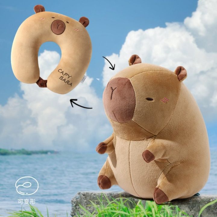 Portable%20Cartoon%20Capybara%20U-shaped%20Pillow%20Plush%202%20in%201%20Travel%20Neck%20Support%20Pillow%20Soft%20Eye%20Mask%20Pillow%20Office%20Chair%20Cushions%20-%20Image%207