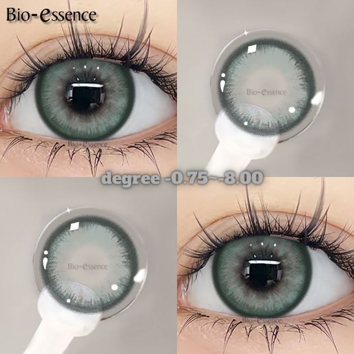1 [HOT] Bio-Essence 1 Pair Korean Lenses Colored Contact Lenses For Eyes Big Eye Lenses Brown Lenses Blue Eye Lenses Fog Pearl Lens