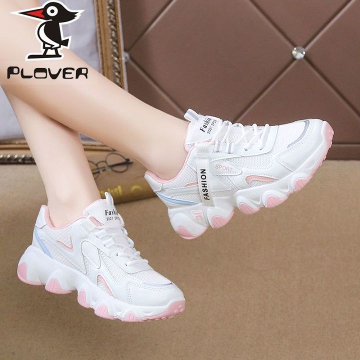 PLOVER Dad Shoes Women ins Tide 2024 Spring and Summer New Versatile Internet Celebrity Mesh Breathable Sneaker