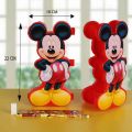Disney Mickey Mouse Pencil Box-Red/blue/yellow and Random Colors. 
