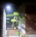 Solar induction wall lamp solar light led with solar panel and Remote Control. 