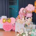 1 100cm DIY Mickey Minnie Mouse Head Mosaic Balloon Filling Box Stand Frame Backdrop Babyshower Birthday Party Decoration. 