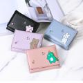 Coin Purse Cartoon Wallets Short Wallet Girl Wallet Student Wallets Women Wallet Cute Wallet. 