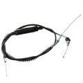 FS-Split Type Throttle Cable for YAMAHA DT125 DT125K Motorcycle Throttle Oil Cable Line Separate Two Throttle Lines. 