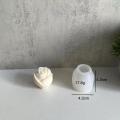 Handmade Rose Candle Mold Romantic Scented Silicone Rose Plaster Mold DIY Plaster Scented Candle Mold for Valentine's Day Home Decor Gift Making Craft Lovers Aromatherapy. 