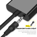 HDMI to VGA and Audio Converter Adapter Cable HDMI Male to VGA Female Adapter Audio Video Converter HDMI TO VGA Cable. 