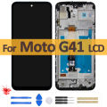 6.4 Original AMOLED For Motorola Moto G41 LCD Display Touch Screen Digitizer Assembly For XT2167-1 XT2167-2 LCD Replacement. 