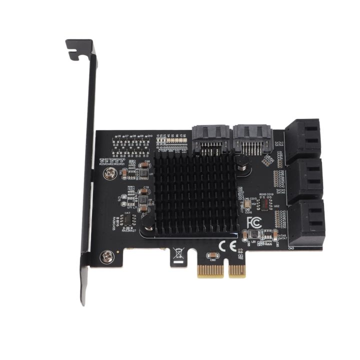 SATA%20PCIE%20Card%20Built%20in%20PCI%E2%80%91E%201X%20Interface%208xSATA3.0%20Output%20Interfaces%20Expansion%20Cards%20for%20Win%2010%20-%20Image%202