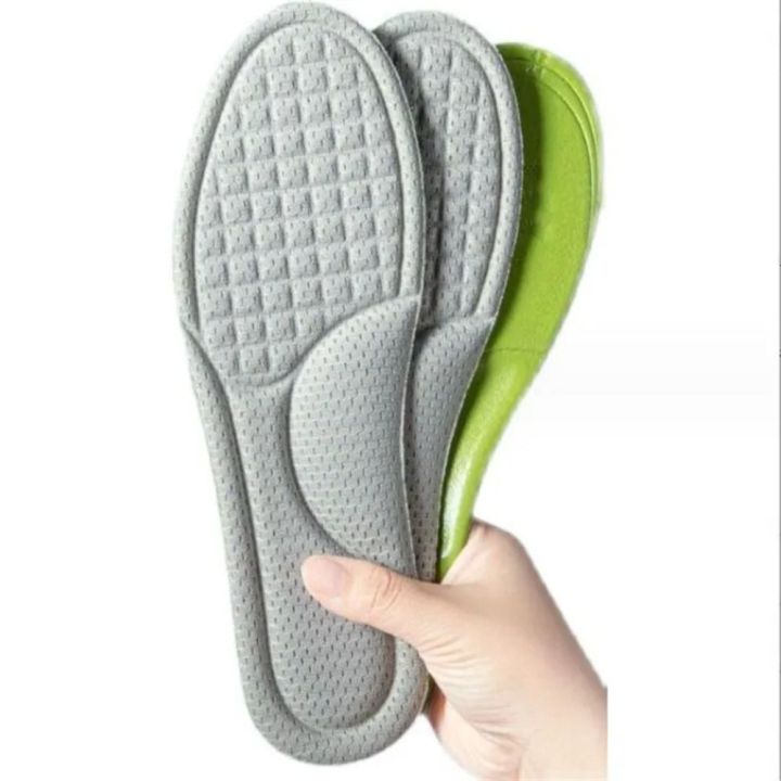 Easy Soft Insole 4PCS Soft Odorproof Sport Insole Breathable AbsorbSweat Memory Foam ...