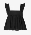 Womens Butterfly Sleeves Crop Top Casual Wear. 
