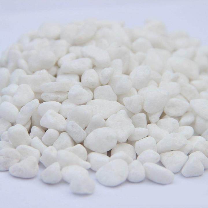 aquarium smooth gravel black large size stone 2kg fish tank stone