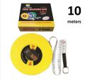 Professional 10/20/30/50M Tape Measure For Construction, Home Use, Hobbies, DIY, Smooth Sliding Rubber Coated Measuring Tape Ruler, Strong Belt Clip, Rubber Covered Case. 