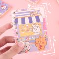 A7 Kawaii Animal Winding Notebooks Bear Rabbit Mini Portable Pocket Notepad Student Stationery Children Gift School Supplies. 