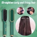 2 in 1 Hair Straightener Brush and Curler with 5 Temp, Fast Heating,Anti Scald,Professional Hair Straightener Comb (LSW). 