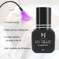 UV GLUE Adhesive For Eyelash Extensions 0.1S Fast Drying Strong False Eye Lash Extension Glue Long Lasting UV Eyelash Glue. 