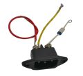 Rice Cooker Universal Three Wire Power Socket Plug With Fuse (Black). 