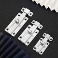 1 Pcs Stainless Steel Door Security Slide Latch Lock Bolt Surface Mounted Door Window Cabinet Latch Door Latches Hardware. 
